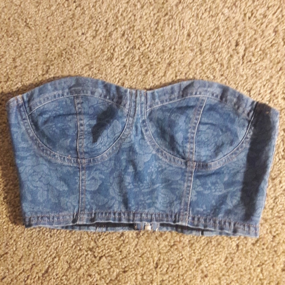 3 Strapless crop top bralette - Picture 3 of 6
